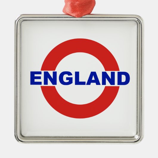 ENGLAND METALEN ORNAMENT (Voorkant)