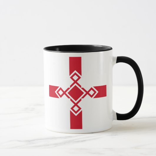 England Mug - Anglo-Saxon Rune Cross (Droite)