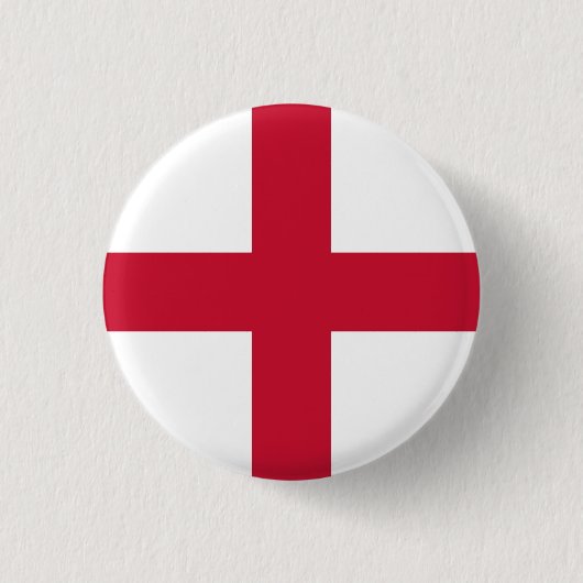 England National Flag Ronde Button 3,2 Cm (Voorkant)