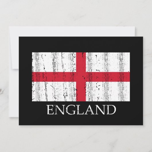 England Party Invitation Kaart (Voorkant)