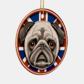 England Pug ornament (Rechts)