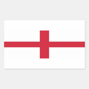 ENGLAND RECHTHOEKIGE STICKER
