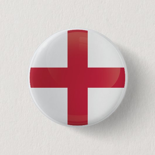 England Round Icon Flag Ronde Button 3,2 Cm (Voorkant)