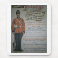 England Royal Engineers rekrutering poster 1890