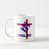 England Royal standard en St George cross Koffiemok (Links)