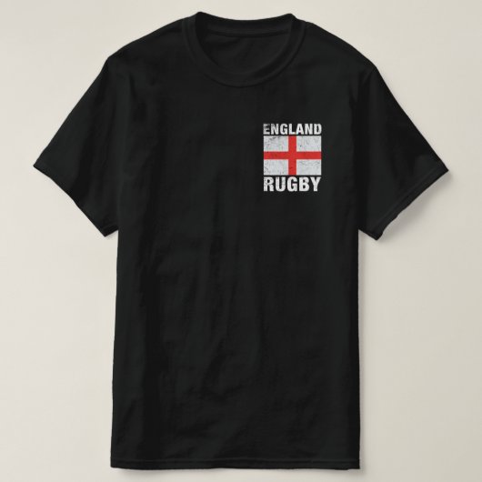 England Rugby English Flag T-shirt (Design voorkant)