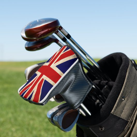 England RUSTIC FLAG Golfheadcover (Insitu)