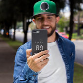 England Soccer Black White Case Custom Name