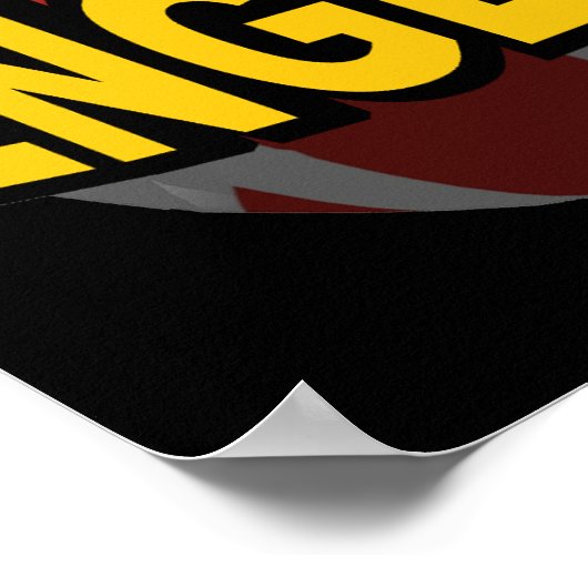 England Soccer Poster (Hoek)