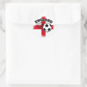 England Support's Football Ronde Sticker (Tas)