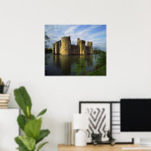 England, Sussex, Bodiam Castle Poster (Thuiskantoor)