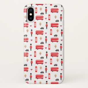 England Symbols Patroon iPhone X Hoesje