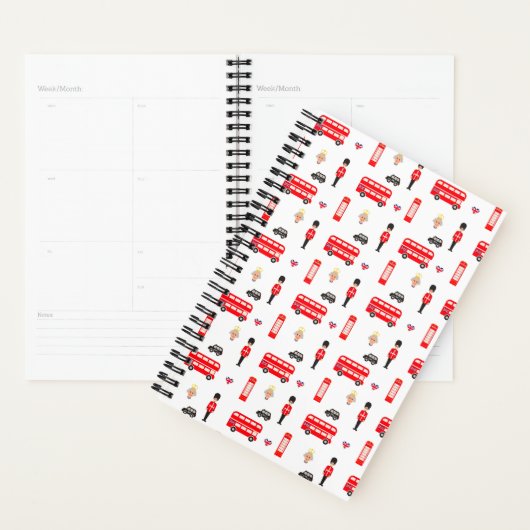 England Symbols Patroon Planner (Display)