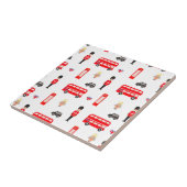 England Symbols Patroon Tegeltje (Zijkant)