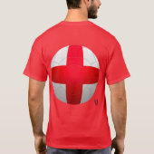 England - Three Lions Football T-shirt (Achterkant)