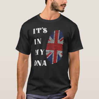 England trots English Fun Flag State Flag Dna Flag T-shirt