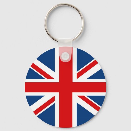 England Union Jack / British Flag Sleutelhanger (Voorkant)