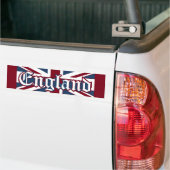 England-Union Jack Flag Bumpersticker (Op Truck)
