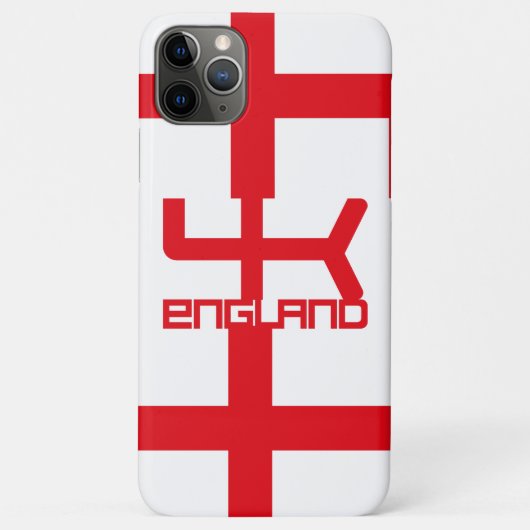 ENGLAND VER UK FLAG TEXT BY MASANSER PIXELAT Case-Mate iPhone CASE (Achterkant)