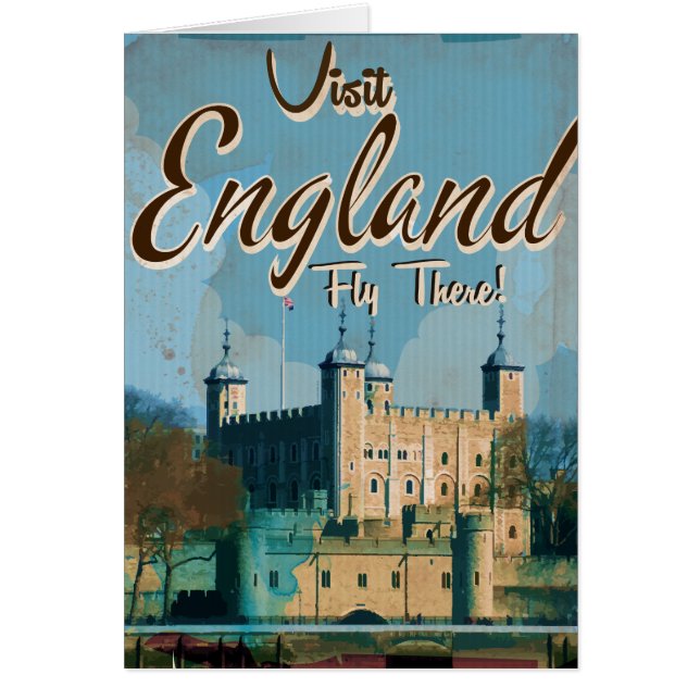 England Vintage-poster (Voorkant)