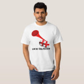 England Vuvuzela T-shirt (Voorkant volledig)