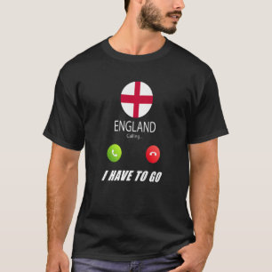 England's vlag Souvenir England noemt het Callin T-shirt