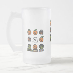 Engleking Halloween Bierglas & Stein Ontwerp Matglas Bierpul