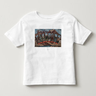 Englewood, Colorado - Grote letterscènes Kinder Shirts