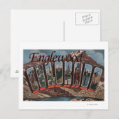 Englewood, Colorado - Grote lettertjes Briefkaart (Voorkant / Achterkant)