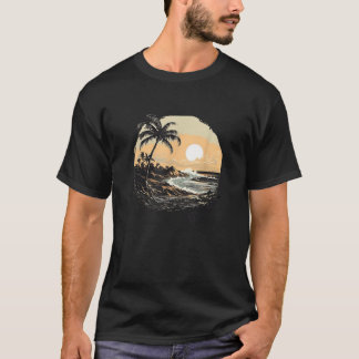 Englewood Florida Palm Trees FL  T Shirt