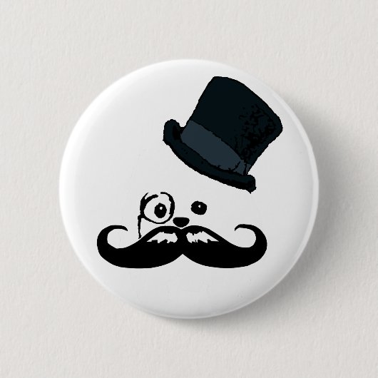 Englisch Dog Ronde Button 5,7 Cm (Voorkant)