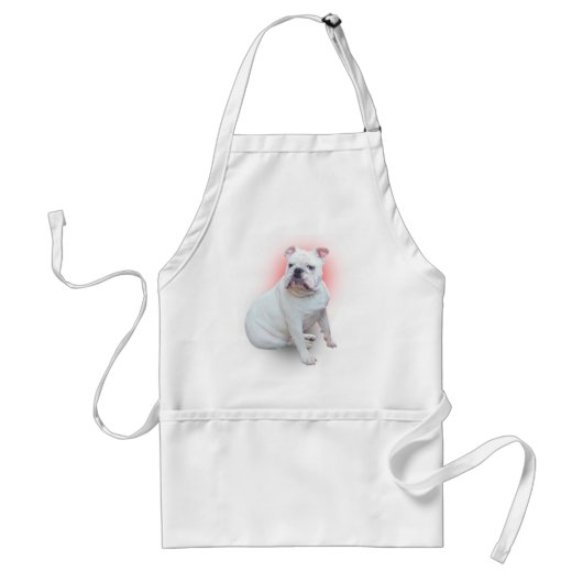 English Bulldog Apron Standaard Schort (Voorkant)