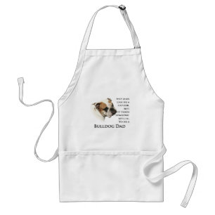 English Bulldog Dad Apron Standaard Schort