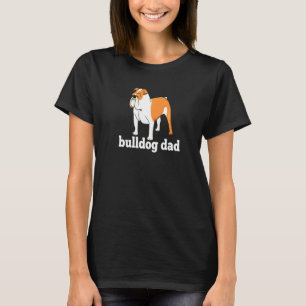 English Bulldog Dad Walking T-shirt