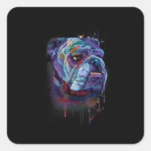 English Bulldog Gift A English Bulldog mama Vierkante Sticker