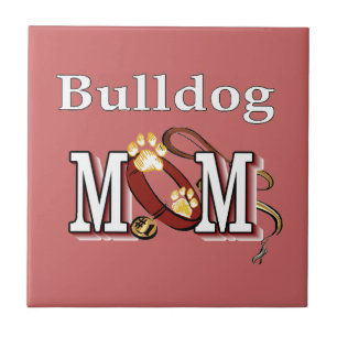 English Bulldog mama Gifts Tegeltje