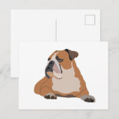 English Bulldog Portrait Briefkaart (Voorkant / Achterkant)