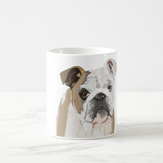 English Bulldog Portrait Koffiemok (Center)