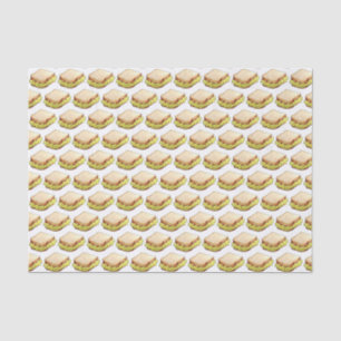 English Chip Shop Butty Sandwich Takeaway UK Food Tissuepapier