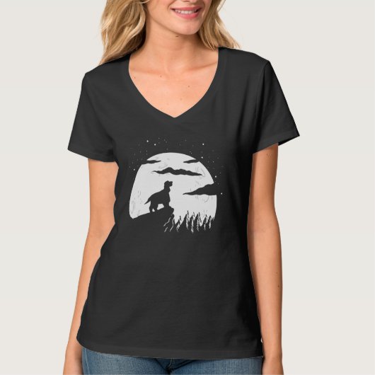 English Cocker Spaniel and Mountain T-shirt (Voorkant)
