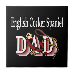 English Cocker Spaniel DAD Tegeltje