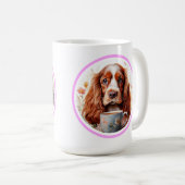 English Cocker Spaniel minimal modern Coffee Mug (Devant droit)