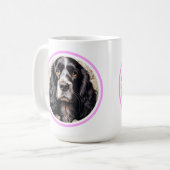English Cocker Spaniel minimal modern Coffee Mug (Devant gauche)