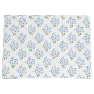 English Country Muster mit Vergissmeinnichtblumen Groot Cadeauzakje