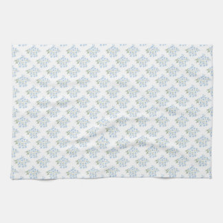 English Country Muster mit Vergissmeinnichtblumen Theedoek