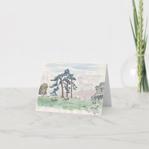 English Countryside Notecard Kaart