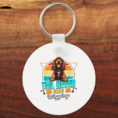 English Er Spaniel Lover Funny Er Spaniel Retro  Sleutelhanger (Voorkant)