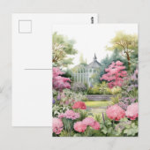 English Garden Landscape Briefkaart (Voorkant / Achterkant)