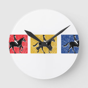 English Horse and Rider Ronde Klok