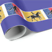 English Horse Rider Cadeaupapier (Rol Hoek)